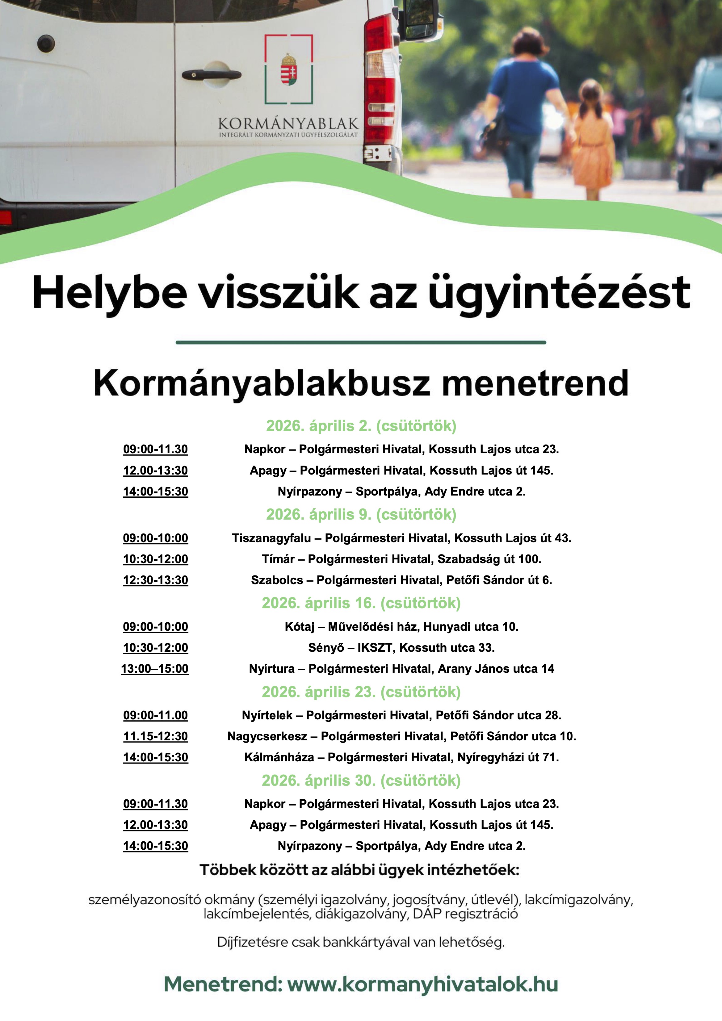 kormanyablakbusz aprilis